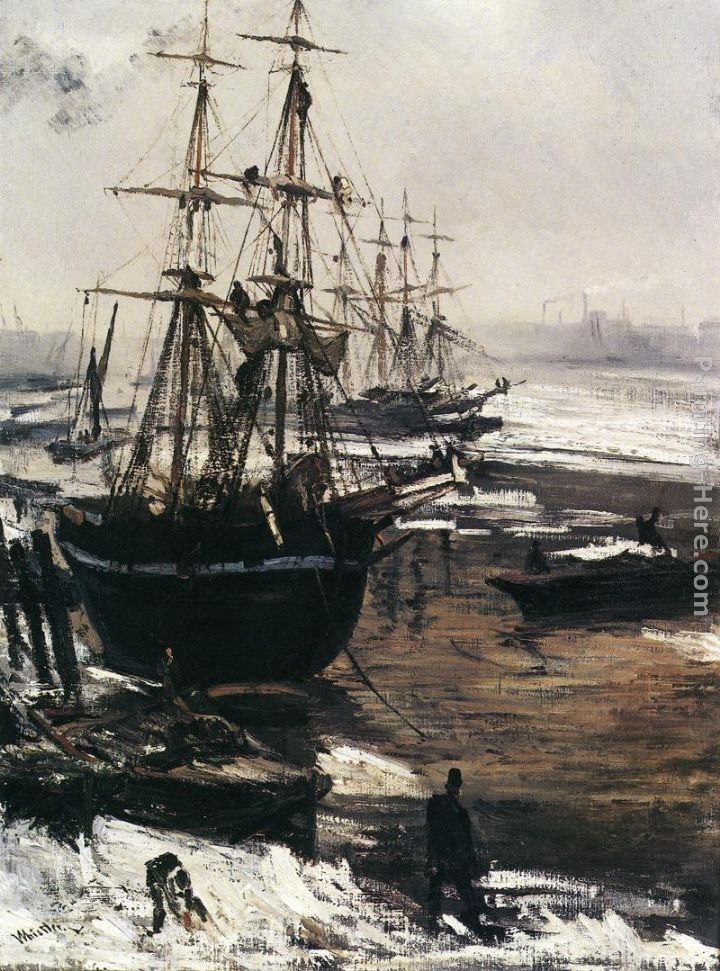 James Abbott McNeill Whistler The Thames in Ice